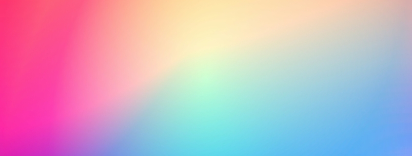 Farbverlauf mit leuchtenden Farben: Oben links dominieren Pink- und Rottöne, die zur Mitte hin in Orange und Gelb übergehen. Unten rechts erscheinen Blau- und Cyan-Nuancen, die einen sanften Übergang über das gesamte Bild erzeugen.